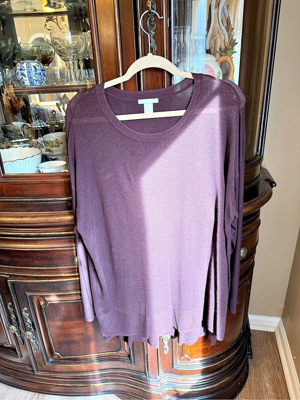 H&M Purple Long Sleeve Top